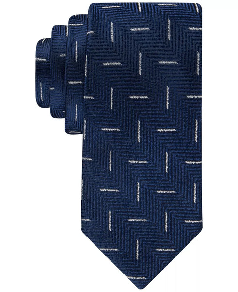 Tommy Hilfiger Men's Herringbone Geo-Print Tie