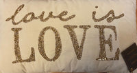 LACOURTE Love Is Love 14" x 24" Decorative Pillows