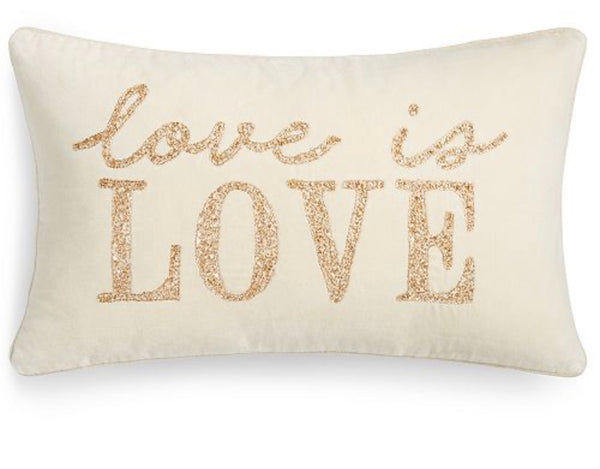 LACOURTE Love Is Love 14" x 24" Decorative Pillows