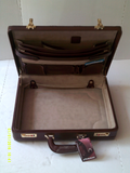 McKlein Brown Leather Briefcase