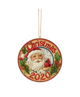 Jim Shore Santa with Cardinal 2020 Ornament