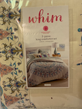 Whim by Martha Stewart Collection Full Moon 3-Pc. Reversible King Comforter Set