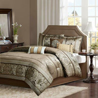 Madison Park 7 Piece Jacquard Comforter Set