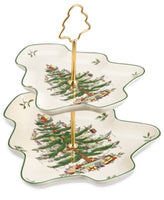 Spode Sculpted 2-Tier Server