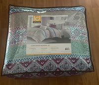 Intelligent Design Joni 4-Piece Twin/Twin XL Comforter Set in Purple