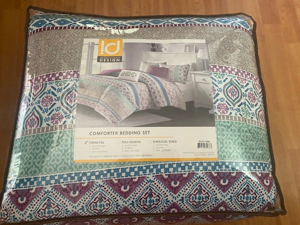 Intelligent Design Joni Coverlet Set - Purple, Full/Queen