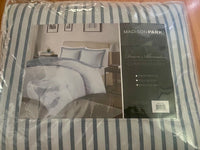 Madison Park Essentials Reversible Striped Down Alternative Comforter 3- Piece Set, King/Cal King