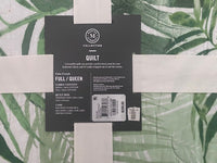 Martha Stewart Full/queen Quilt Palm Leaf Pattern