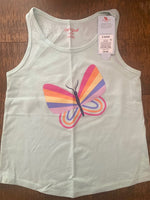 Girls' Butterfly Printed Tank Top