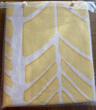 Intelligent Design Printed Blackout Window Panel in Yellow Finish ID40-1014