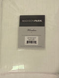 Madison Park Harper Sheer Window Curtain, 42" x 84",White New