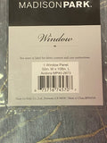 Madison Park Andora 50" x 108" Embroidered Curtain Panel