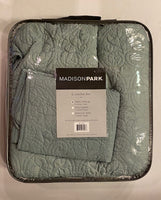 Madison Park Twin XL Reversible Coverlet Set In Seafoam