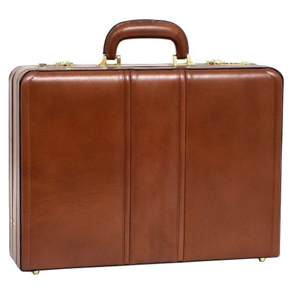McKlein Light Brown Leather Briefcase