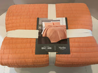 Martha Stewart Collection King Quilt (CORAL)