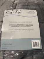 Truly Soft Cuddle Warmth Comforter Set Twin XL GRAY